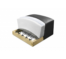 Pohovka Taila s funkcí spaní / Loft 01 / zlaté nohy