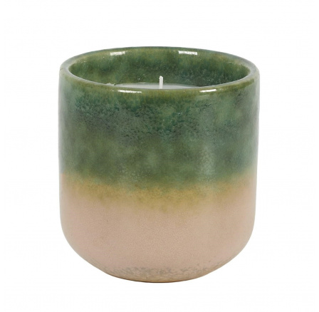 Svíčka Glaze S v keramice zelená