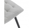 Jídelní židle, šedá, látka, HC-462 SIL2