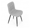 Jídelní židle, šedá, látka, HC-462 SIL2