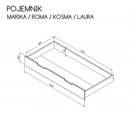 Prosím, pošlete text, který chcete přeložit. do postele ROMA/MARIKA/KOSMA/LAURA/GAJA/INKA/ZUZA - Barva korpusu: borovice na antracit
