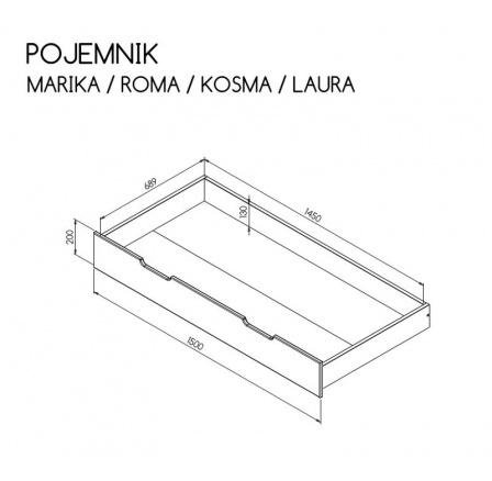 Prosím, pošlete text, který chcete přeložit. do postele ROMA/MARIKA/KOSMA/LAURA/GAJA/INKA/ZUZA - Barva korpusu: borovice na antracit