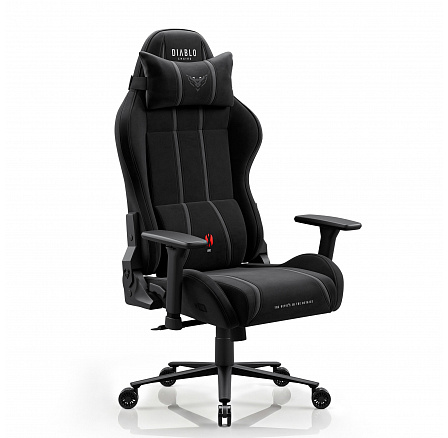 Herní křeslo látkové černé Diablo X-One 2.0 Burned Black King
