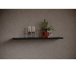 Závěsná police ANDREA 120x26 Černý Mat