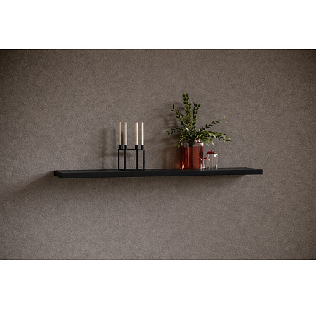 Závěsná police ANDREA 120x26 Černý Mat