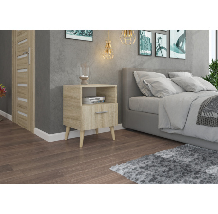 Noční stolek se zásuvkou LOGAN Sonoma