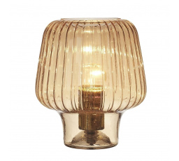 Stolní lampa Lasima jantarová