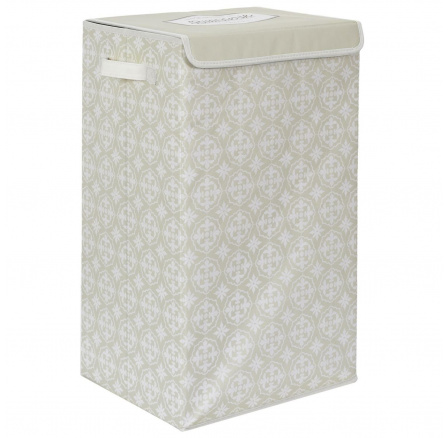 Koš na prádlo 60x30x30cm šedá tkanina