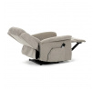 Polohovací křeslo, elektrické kabelové ovládání, béžová, látka, TV-7072 LAN2