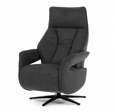 Relaxační křeslo, elektrické zabudované ovládání, šedá, látka, TV-B3973 GREY2 Relaxační křeslo, elektrické zabudované ovládání, šedá, látka, TV-B3973 GREY2
