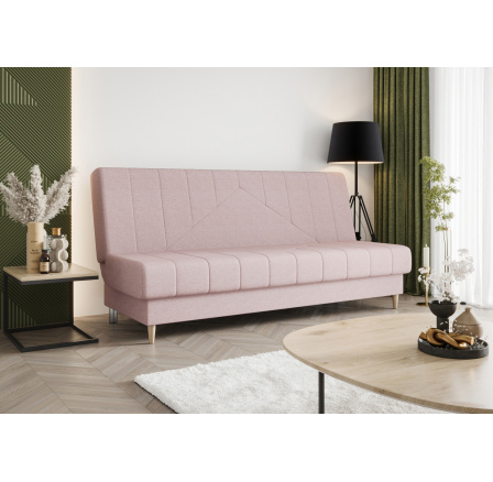 Rozkládací pohovka BALI 200 cm - růžová