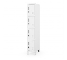 Bílá sociální bezpečnostní skříňka ROBERT 1 Plus 292 x 1720 x 450 mm