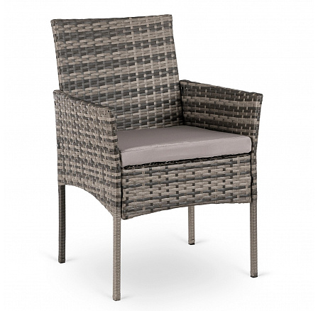 2x Zahradní židle CORTO Šedé