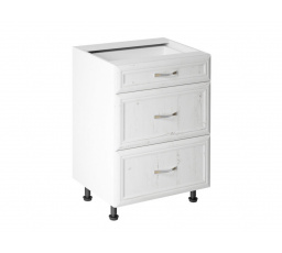 Kuchyňská dolní skříňka Sycylia D60S3, bílá