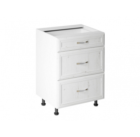 Kuchyňská dolní skříňka Sycylia D60S3, bílá