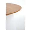 Konferenční stůl AZZURA, bílý/přírodní