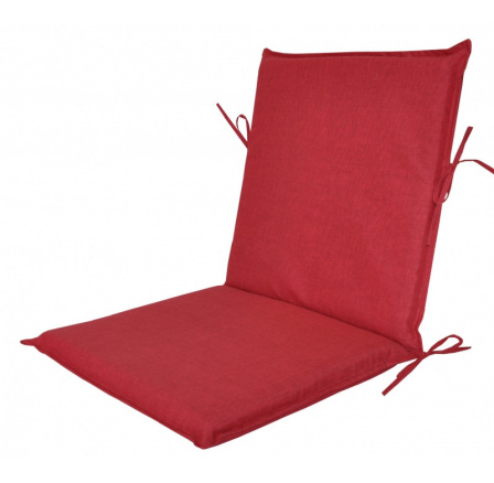 Polstr na zahradní křeslo UNI s nízkým opěradlem - látka vínový melír Polstr na zahradní křeslo UNI s nízkým opěradlem - látka vínový melír