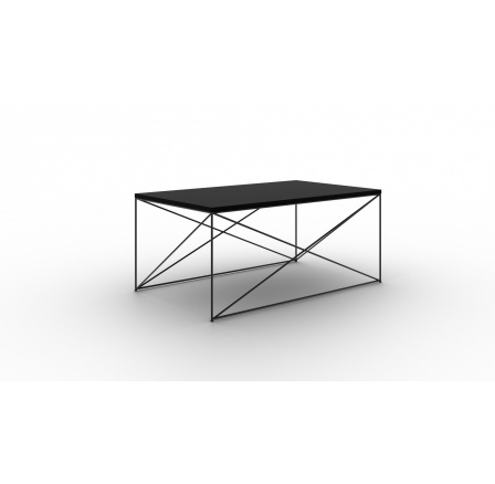 Stolek kávový Dante Bílý+Černý