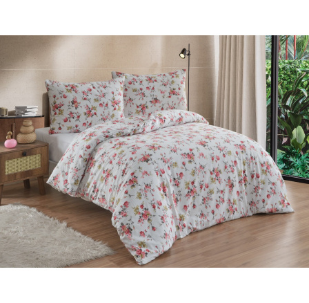 Flanelové francouzské povlečení 200x200, 70x90 Rosario red Flanelové francouzské povlečení 200x200, 70x90 Rosario red