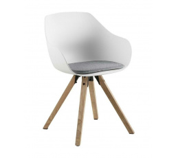 Židle Tina Wood bílá
