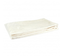 Přehoz/ Pléd Honeycomb krémový 120x150cm