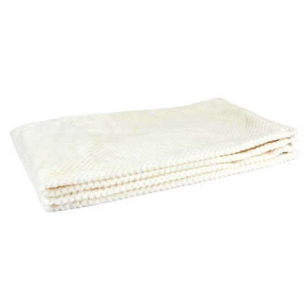 Přehoz/ Pléd Honeycomb krémový 120x150cm