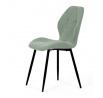 Jídelní židle, zelená, látka, CT-285 GRN2