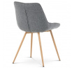 Jídelní židle, šedá, látka, CT-394 GREY2