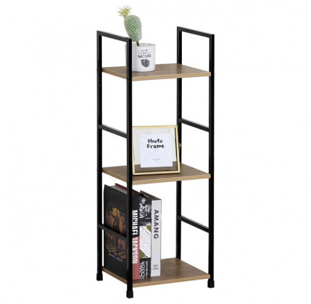 Regál, mdf, hnědá, GD-213 OAK