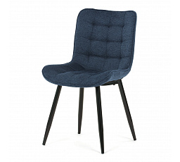 Jídelní židle, modrá, látka, HC-462 BLUE2