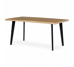 Jídelní stůl 160x90cm, mdf, divoký dub, HT-F4416 OAK