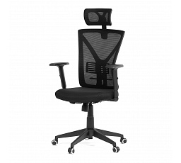 Kancelářská židle, houpací mechanismus, černá síťovina, KA-Q851 BK