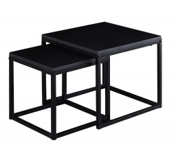 Lavice černá 50x50 + 40x40 ZY-07