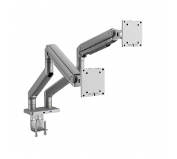 Kovový držák na dva monitory JAKE, šedý