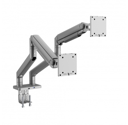 Kovový držák na dva monitory JAKE, šedý