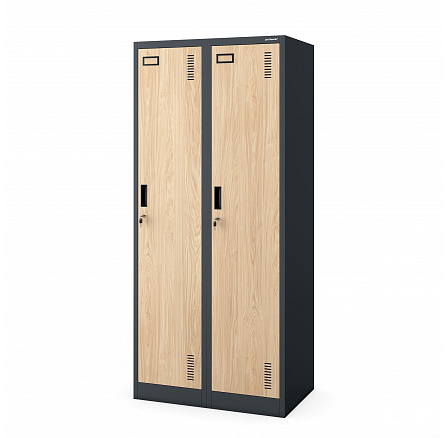 Čtyřkomorová pracovní skříňka antracitová / dub sonoma: Eco Design KACPER, 800 x 1800 x 500 mm