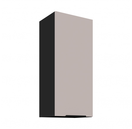 Horní skřínka ARONA - 40 G-90 1F, Černá mat/Kašmír