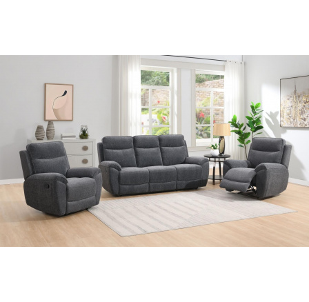 Kožená sedací souprava Colin 3+1+1 chocolate