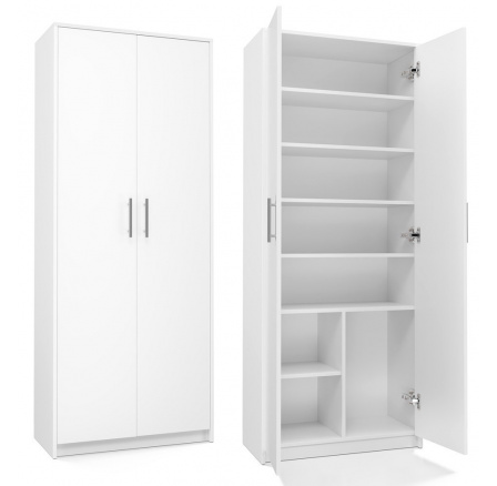 Šatní skříň OLINA 2d, Bílá Šatní skříň OLINA 2d, Bílá