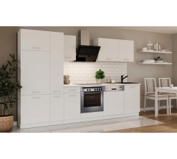 Kuchňská linka Todor 300 bílá + PD 210 bílá