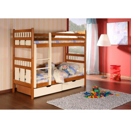 Dětská patrová postel z masivu OLIVER Dětská patrová postel z masivu OLIVER