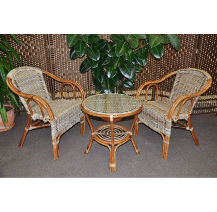 Ratanová sedací souprava Kurhouse