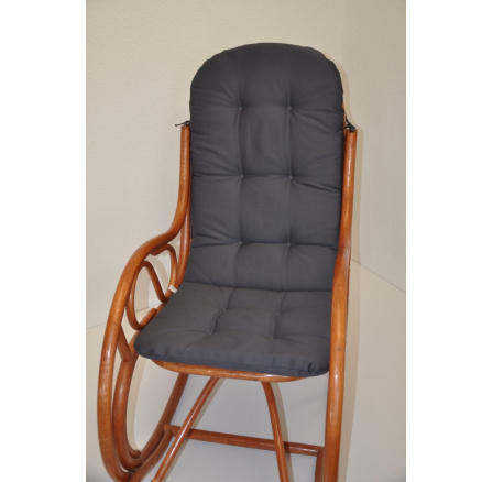 Polstr UNI na houpací křeslo látka šedý kepr Polstr UNI na houpací křeslo látka šedý kepr