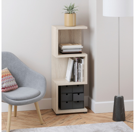 Regál MORI Sonoma+Sonoma