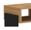 Noční stolek TRIS 01, Dub Artisan/Černá