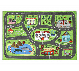 Dětský kobereček 100x150 cm autíčková dráha