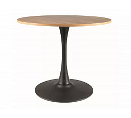 Jídelní stůl AMADEO II, Dub/Černý mat