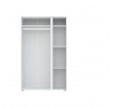 Šatní skříň BASIC PLUS 3D, Bílá