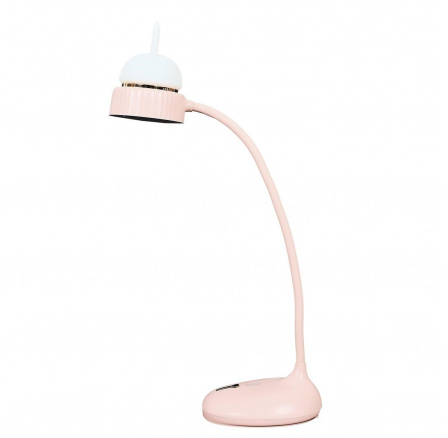 Lampička na stůl Cat LED růžová