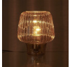 Stolní lampa Lasima jantarová